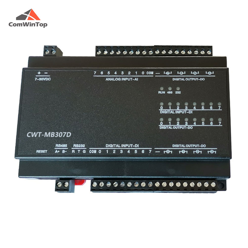Thumbnail: Industrial Modbus I/O Acquisition Module – 8 Analogue Inputs, 8 Digital Inputs &