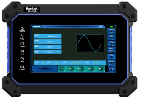 Thumbnail: Portable 4-Channel USB Digital Oscilloscope with Touch Screen