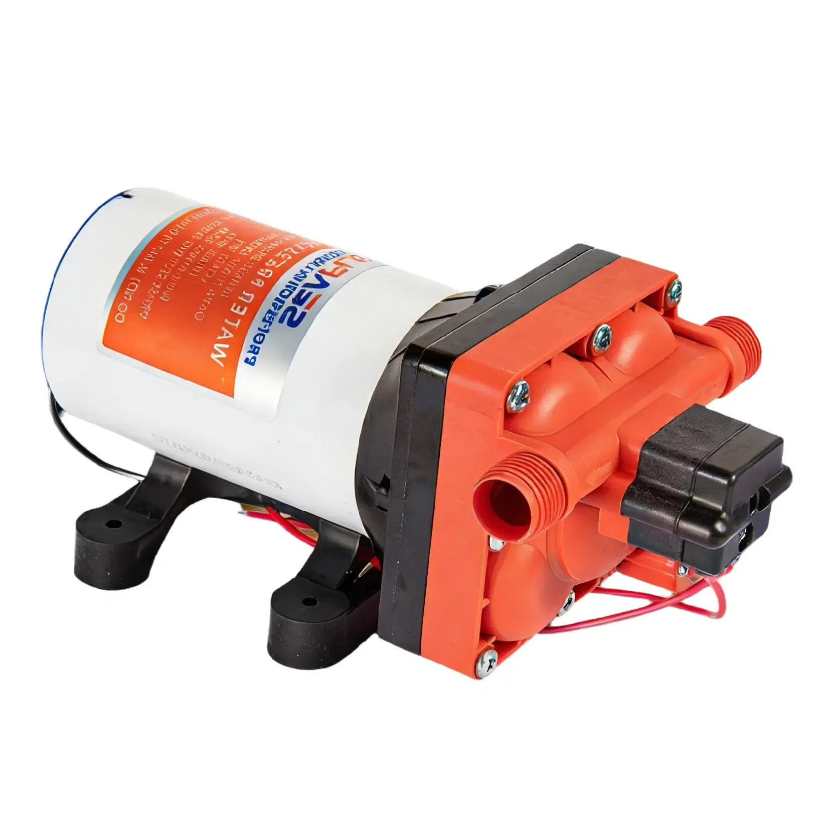 12V DC Self-Priming Diaphragm Booster Pump – 5.6 L/min, 35 PSI Shut-Off