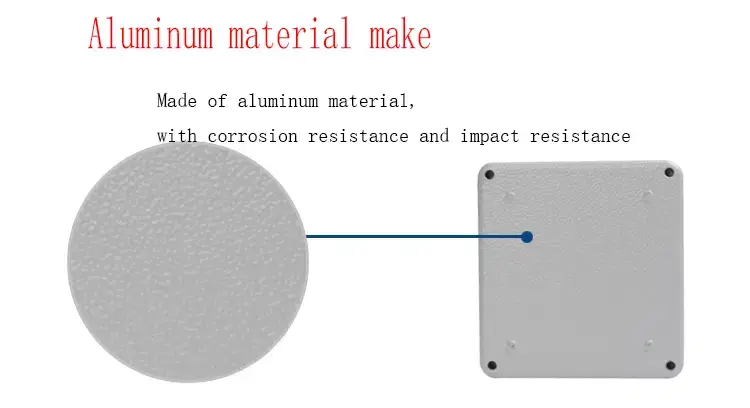 Thumbnail: Cast Aluminium Junction Box – Waterproof Metal Electrical Enclosure