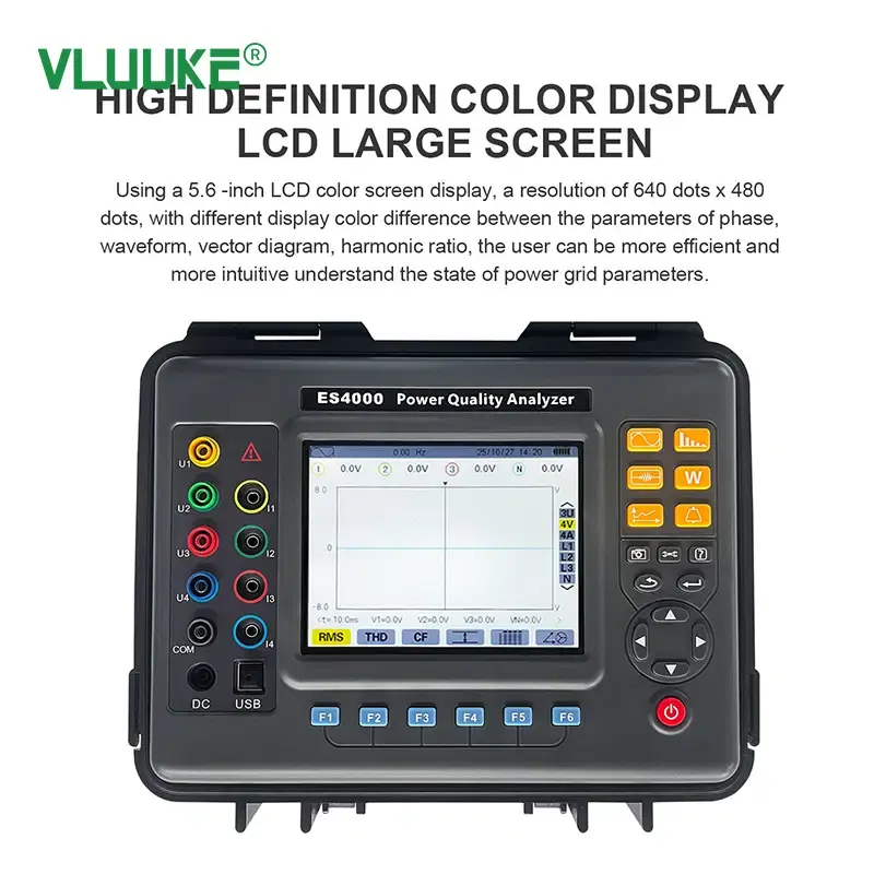 Thumbnail: 4-Channel 3-Phase Power Quality Analyzer with True RMS and Harmonic Analysis