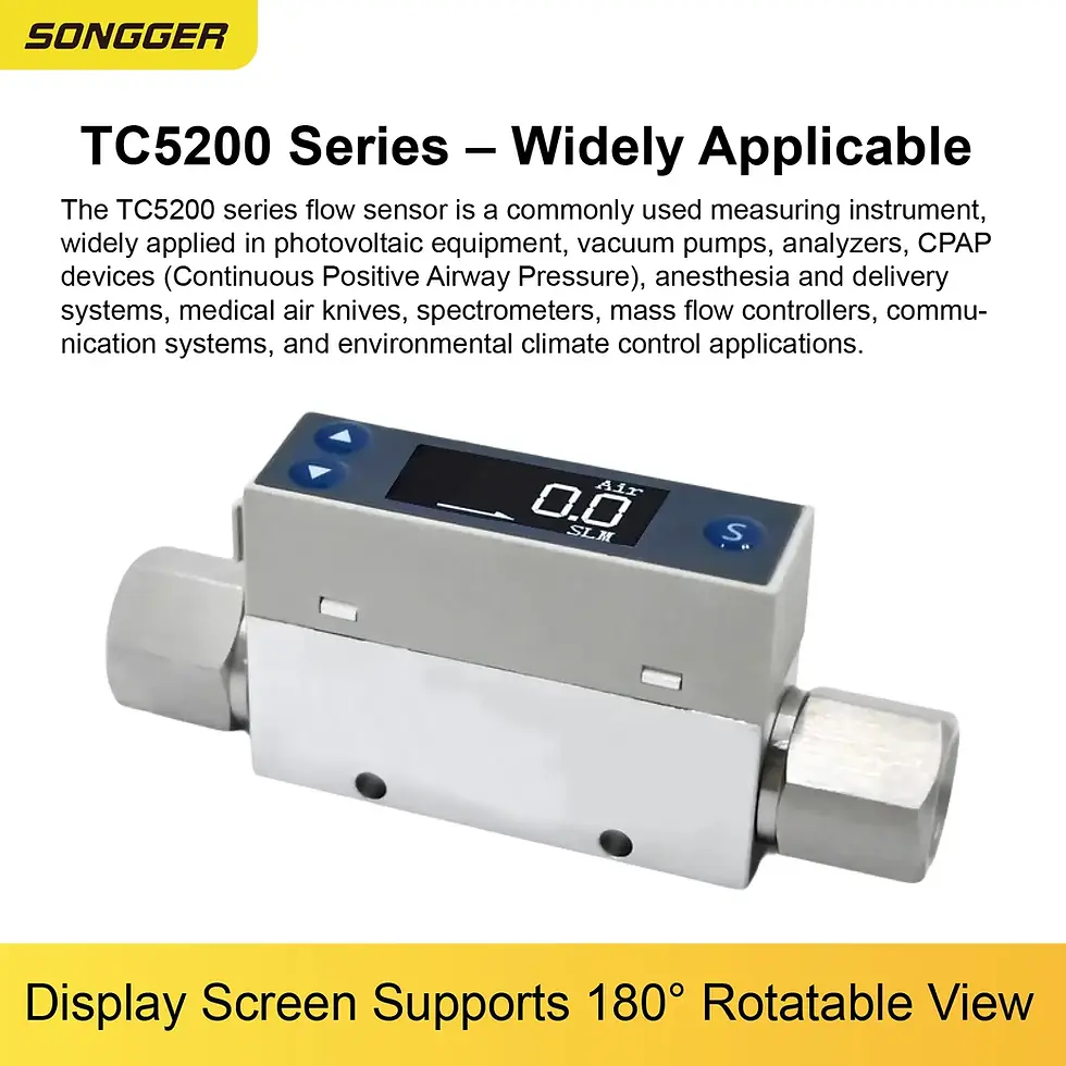 Thumbnail: Low Flow Thermal Mass Gas Flow Meter with 4–20mA and RS485 Output for Industrial