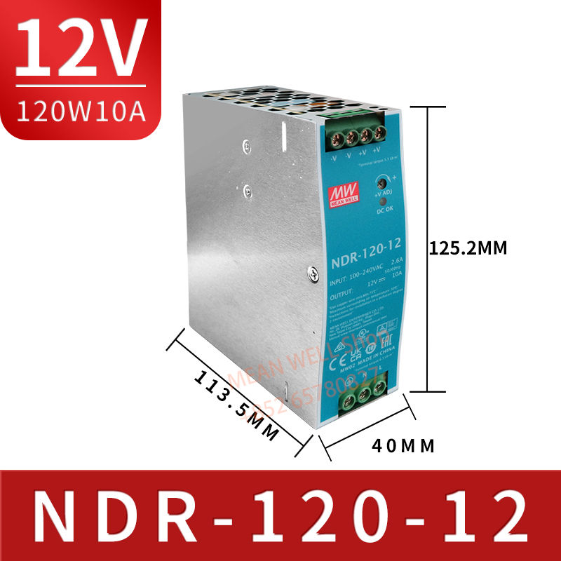 Thumbnail: Single Output Industrial DIN Rail Power Supply