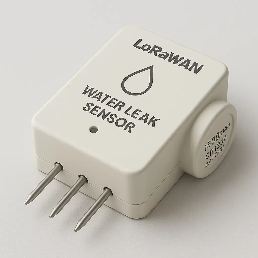 LoRaWAN Water Leak Detector | Ultra-Low Power 3-Probe Wireless Sensor
