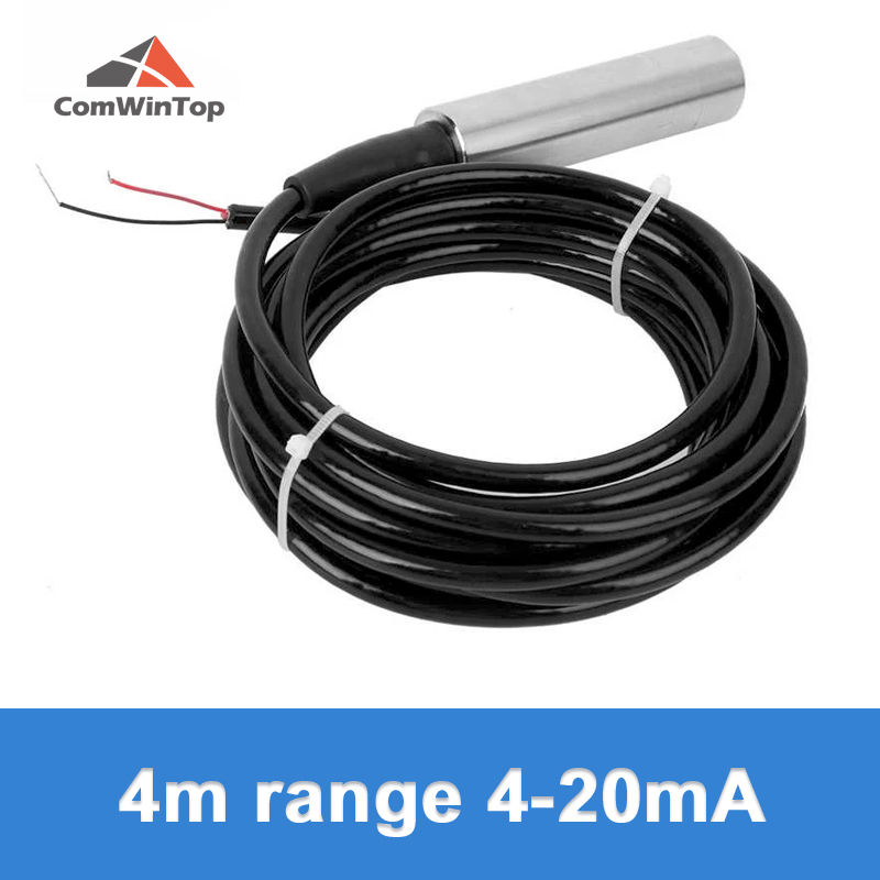 Thumbnail: 12-24VDC H2O Liquid level sensor integrate level transmitter input type water le