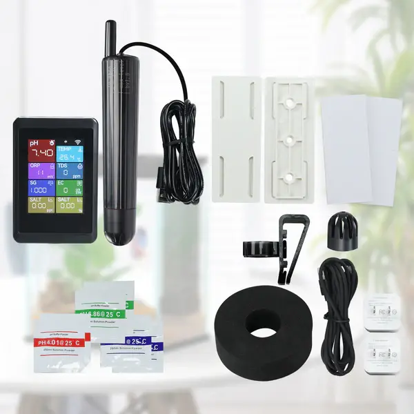 Thumbnail: 8-in-1 WiFi Water Quality Meter – pH, EC, TDS, Salinity, ORP, Temperature