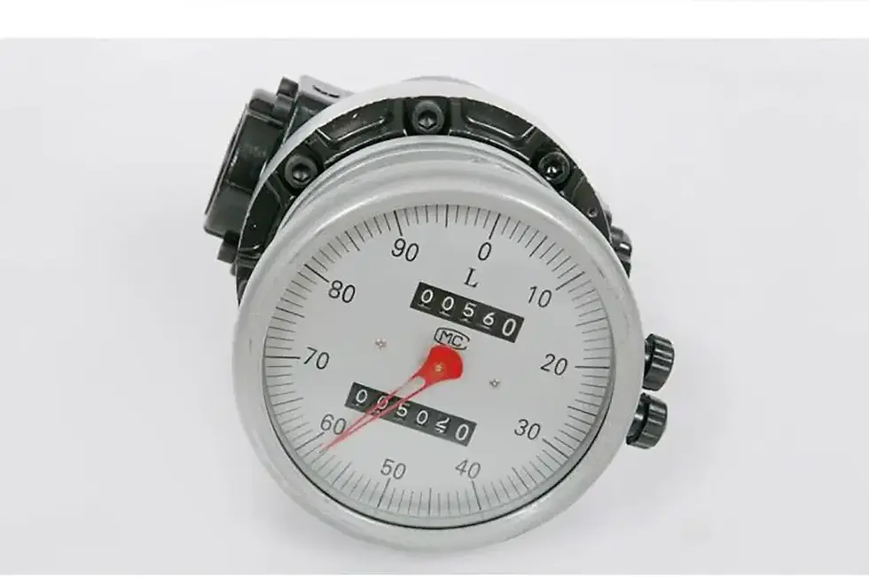 Thumbnail: Mechanical Oval Gear Flow Meter for Fuel and Oil Measurement (1” to 2” Pipe)