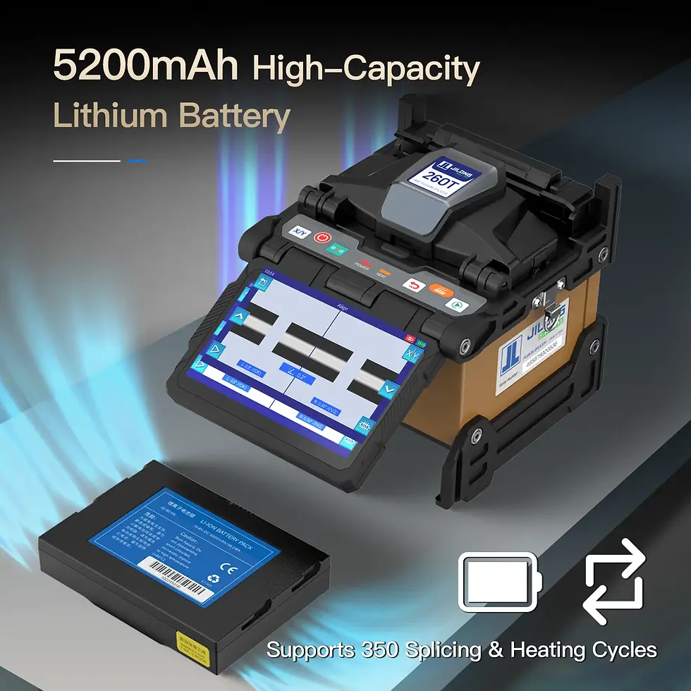 Thumbnail: All-Metal Core Alignment Fusion Splicer (8s Splice, 10s Heater)