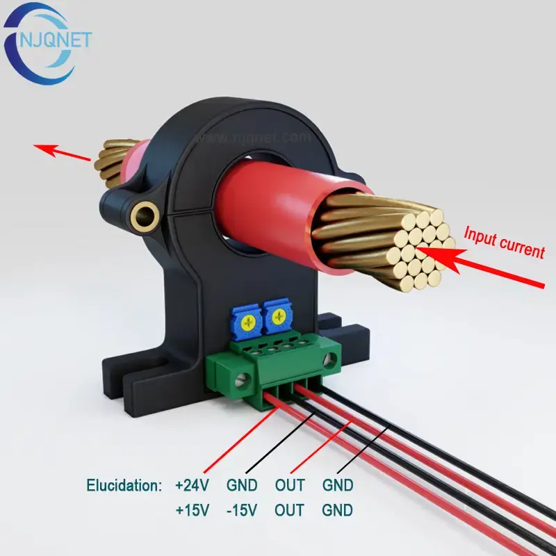Split Core Hall Effect Current Sensor | 4–20mA Output | AC/DC Current Monitoring