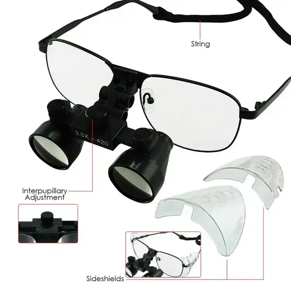Thumbnail: Titanium Frame 3.5x Dental Surgical Binocular Loupes