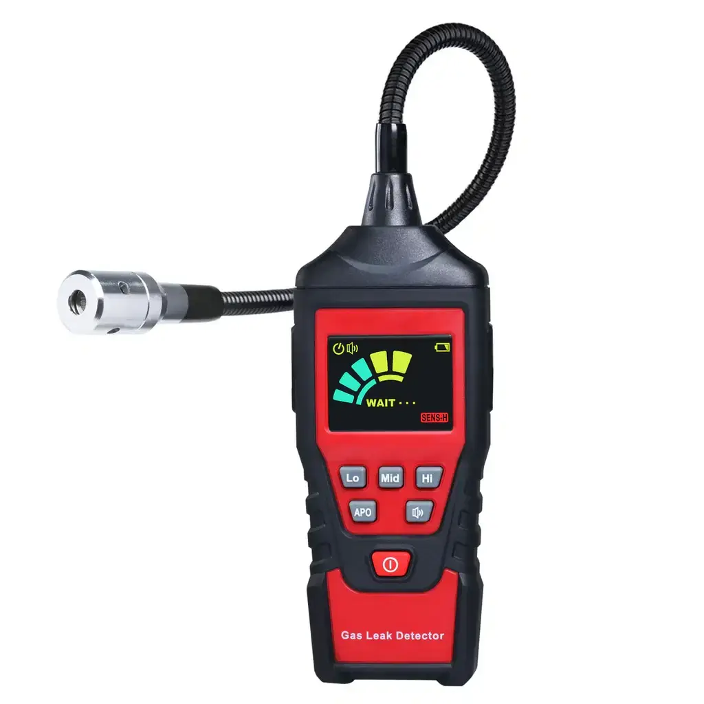 Combustible Gas Leak Detector with Flexible 16" Probe
