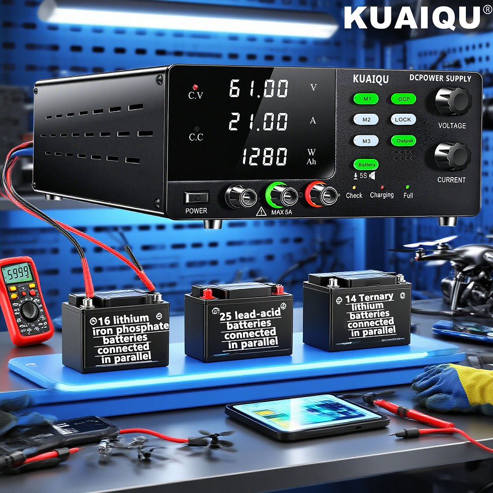 Thumbnail: High-Power Adjustable DC Battery Charging Power Supply – 15 V to 60 V