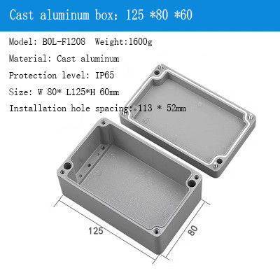Thumbnail: Cast Aluminium Junction Box – Waterproof Metal Electrical Enclosure