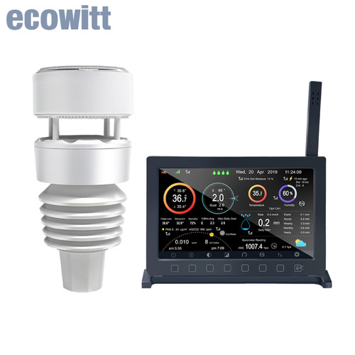 Weather Kit Advanced Wireless Weather Station System with 7″ Colour Display ...