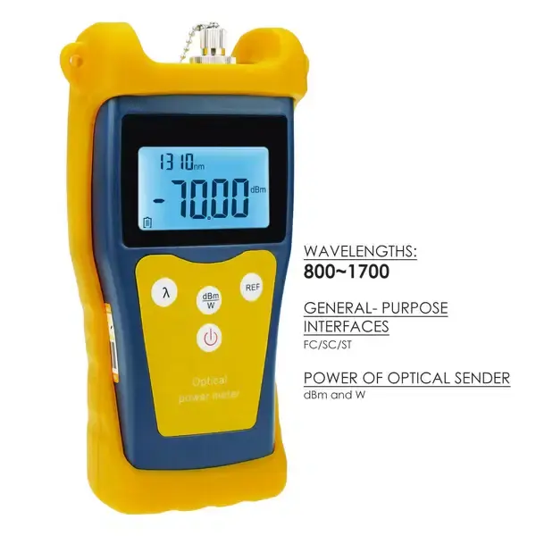 Thumbnail: New Fiber Optical Optic -50 ~ +26 dBm Power Meter