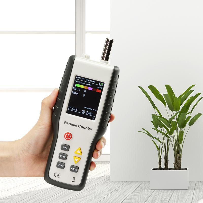 Thumbnail: HT-9600 PM2.5 Detector Particle Dust Particle Counter 0.3 1.5 PM10 Air Pollution