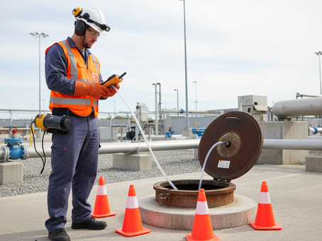 Using a Sampling Pump for Safe Pre-Entry Gas Testing