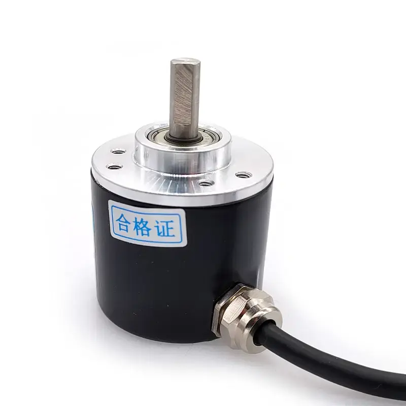 Thumbnail: Photoelectric Incremental Rotary Encoder with Stainless Steel Shaft, Multi-Pulse