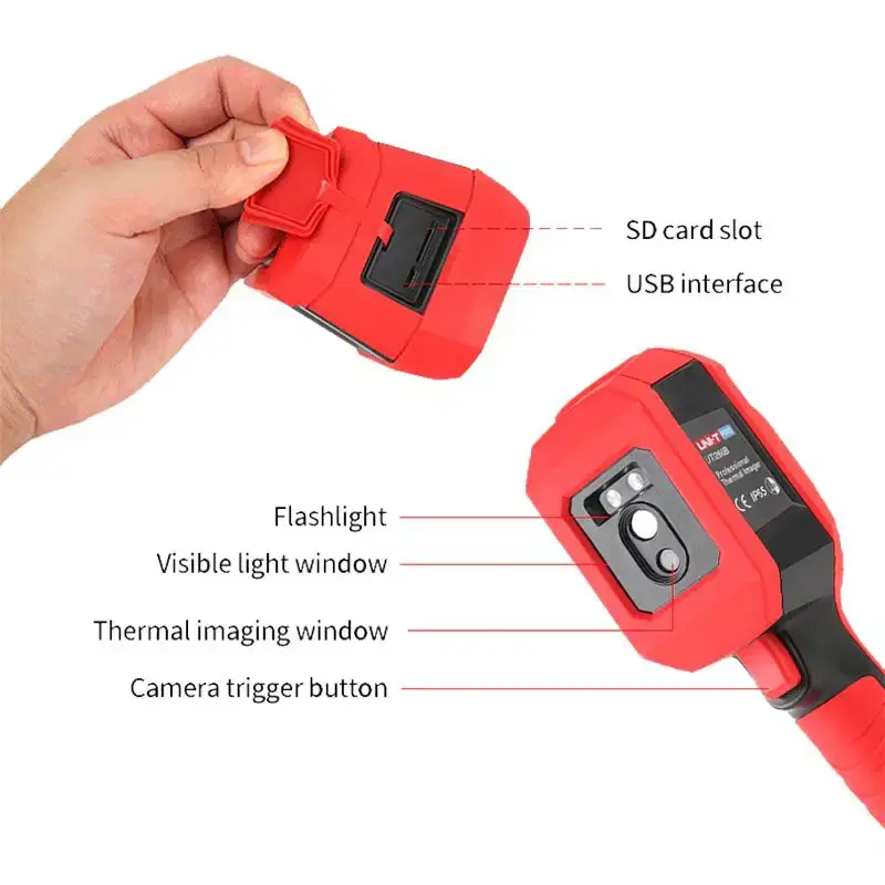 Thumbnail: Handheld Thermal Imaging Camera with 256 × 192 Resolution for Electrical & PCB