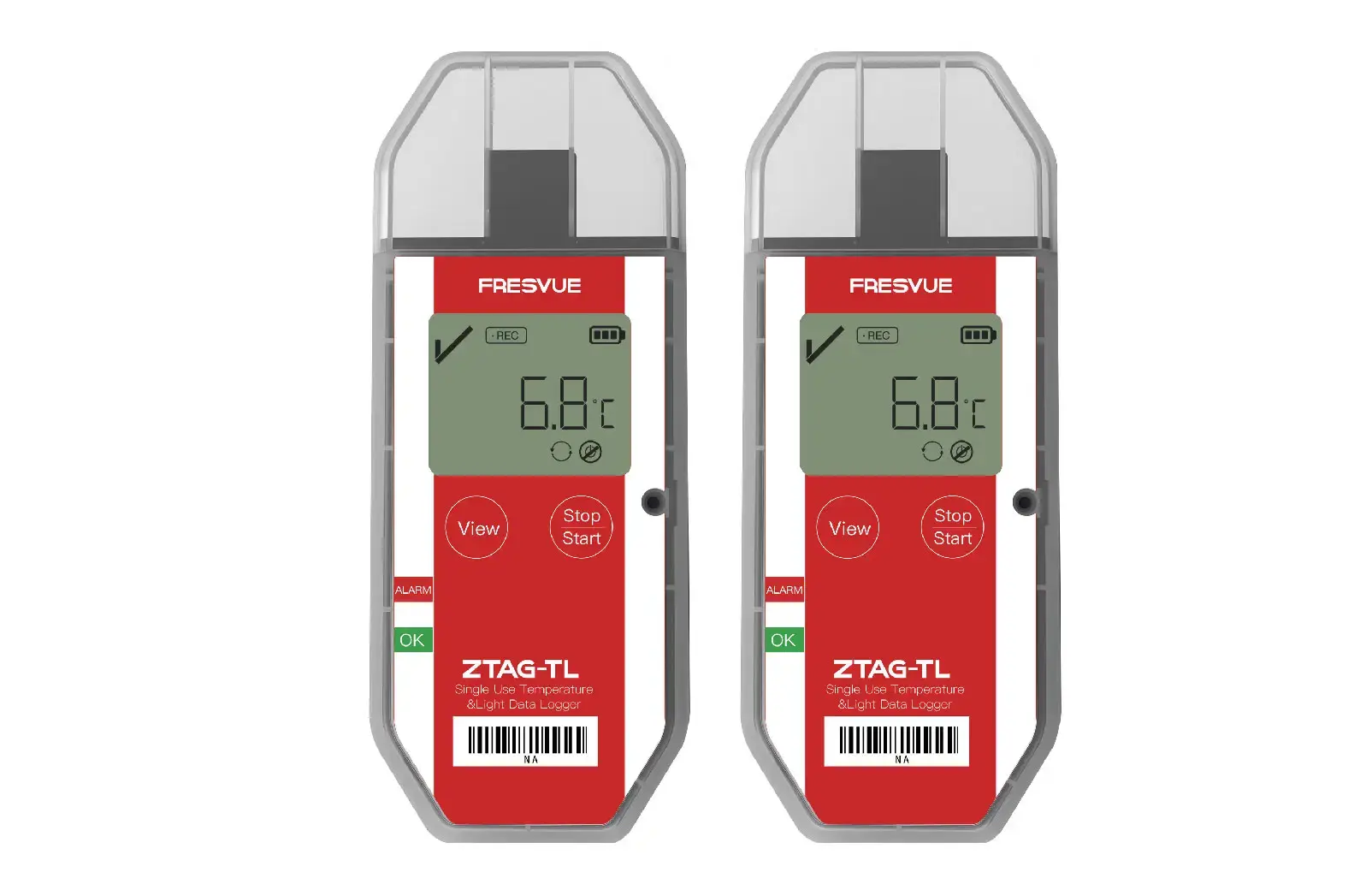 Single-Use Temperature LCD Display | Hard Case for Extra Protection