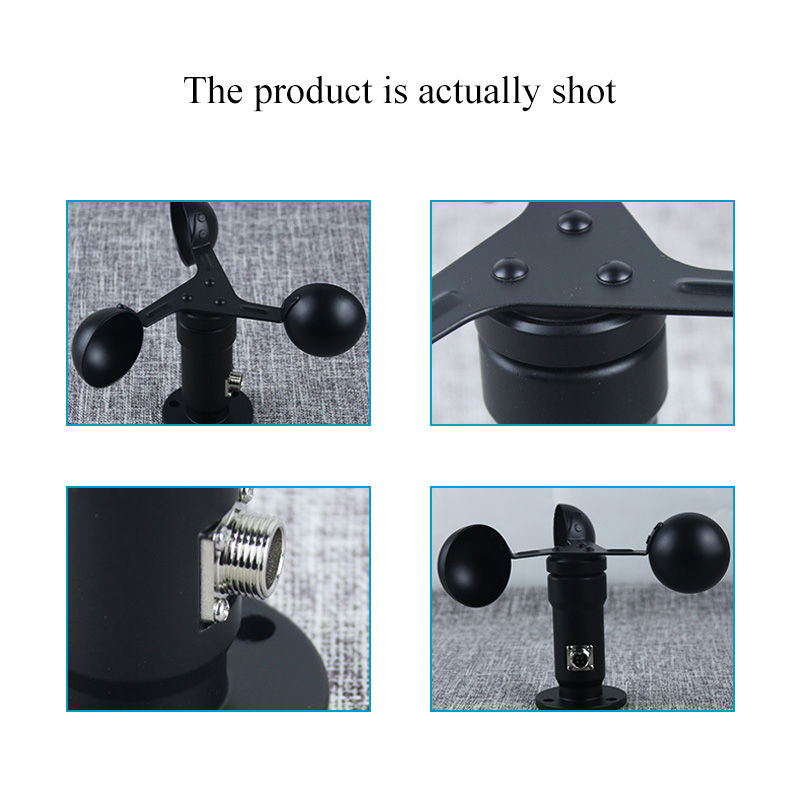 Thumbnail: Aluminium Alloy Wind Speed Sensor | Outdoor Anemometer for Marine & Industrial Use