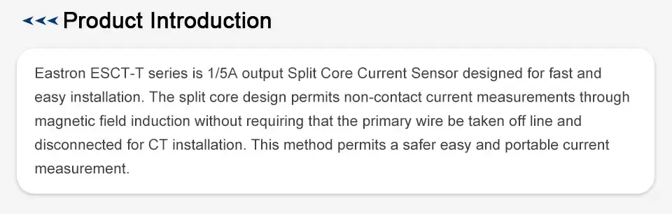 Thumbnail: Split Core Current Transformer – 100–350A Primary, 1A / 5A Secondary