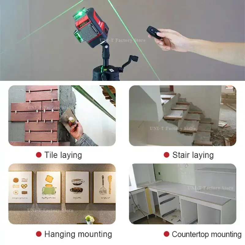 Thumbnail: High-Precision Green Line Laser Level with 12 Projection Lines (520 nm)