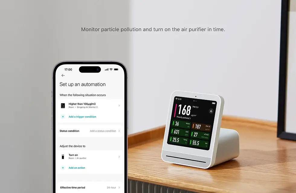 Thumbnail: Air Monitor Gen 2 | 7-in-1 Smart Indoor Air Quality Monitor with CO₂, PM2.5 & PM