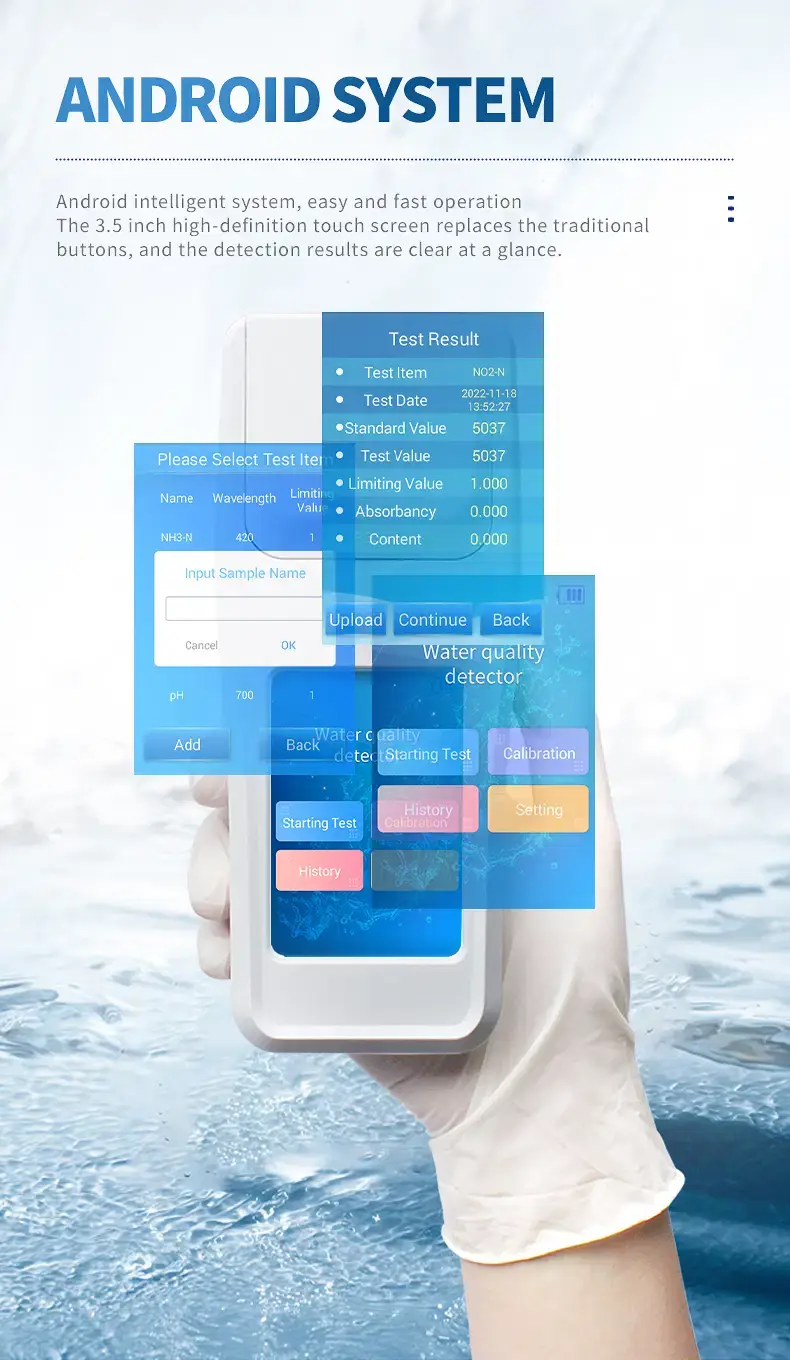 Thumbnail: Handheld Water Quality Analyzer (Multi-Parameter, Touchscreen)