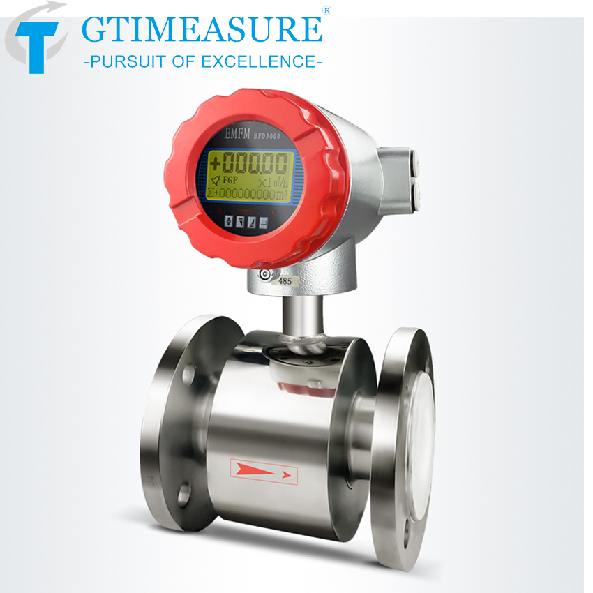 Thumbnail: Digital Electromagnetic Flow Meter – DN15 to DN300, LCD Display, 4–20 mA / RS485