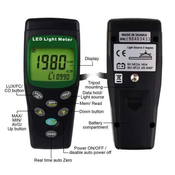 Thumbnail: Professional Digital Lux Meter | Accurate Light Measurement