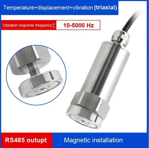 Thumbnail: Wireless Vibration & Temperature Sensor – IP67 and Magnetic Mount
