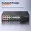 Thumbnail: 16-Port Gigabit Ethernet Unmanaged Switch- Plug-and-Play, Fanless Network Switch