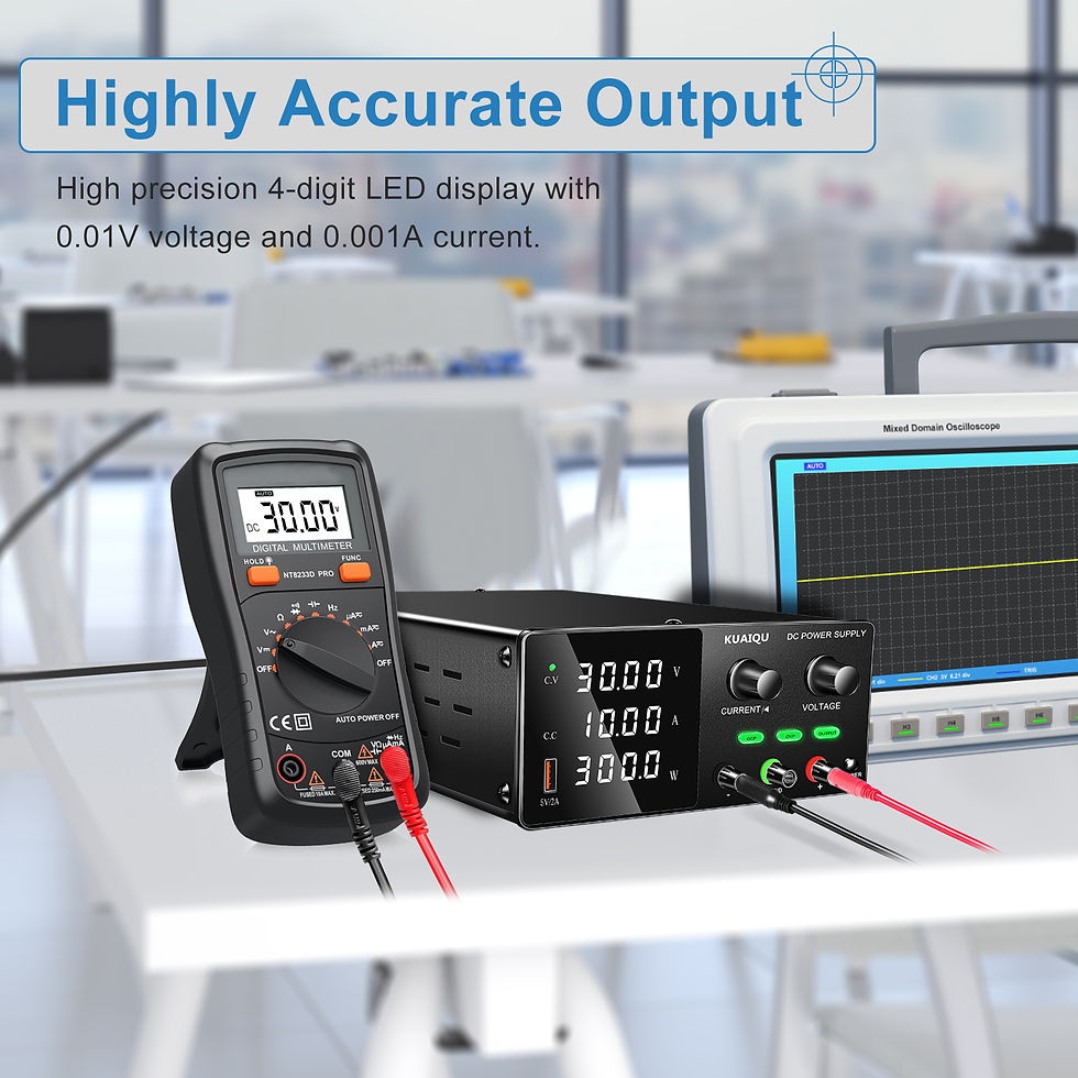 Thumbnail: Adjustable DC Laboratory Power Supply – High Precision, OVP/OCP Protection