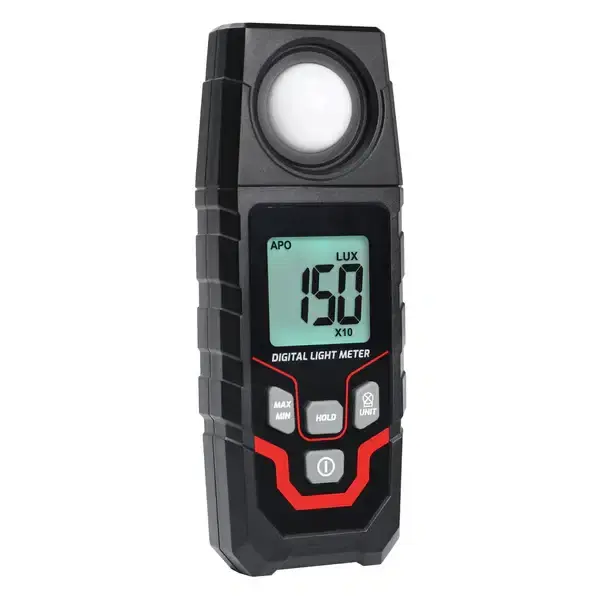 Handheld Digital Light Meter with Auto Ranging | LUX/FC Measurement
