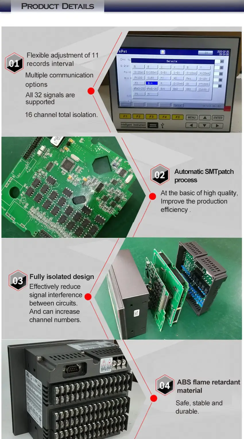 Thumbnail: ProSight Automation 16 Channels Voltage Paperless Recorder