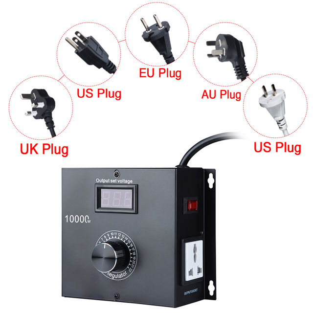 Thumbnail: Voltage Regulator 4000W / 5000W / 10000W AC 220V Variable Voltage Controller