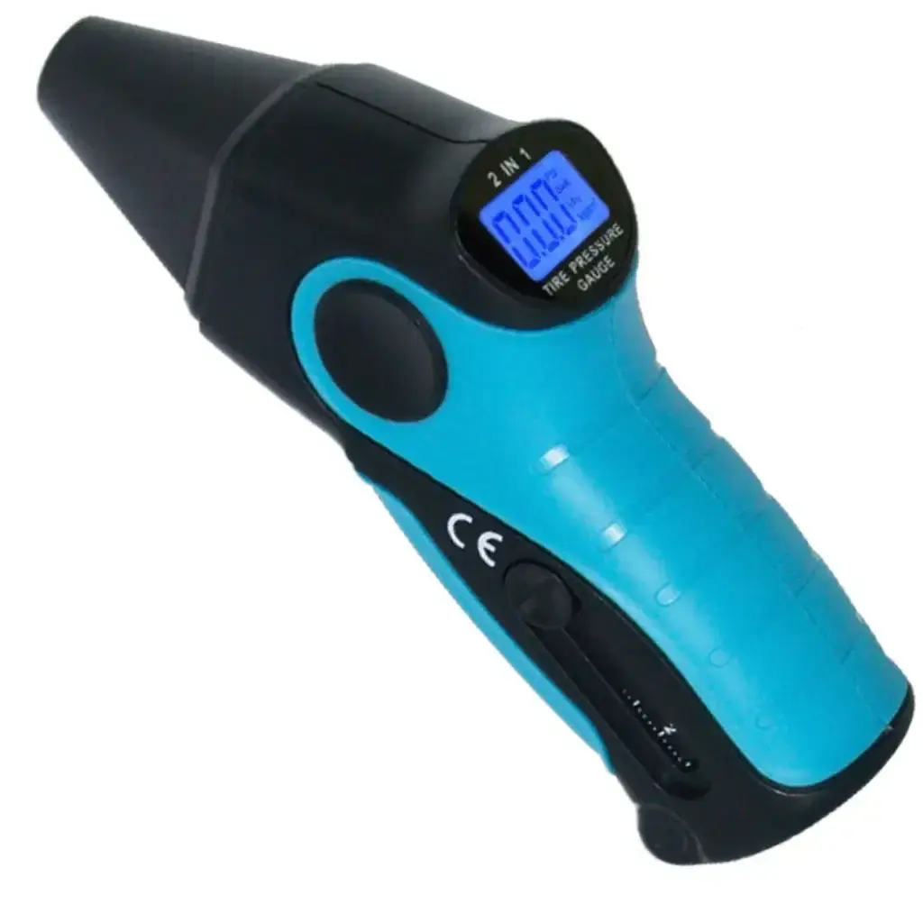 2-in-1 Digital Tire Pressure & Tread Depth Gauge with LCD Display
