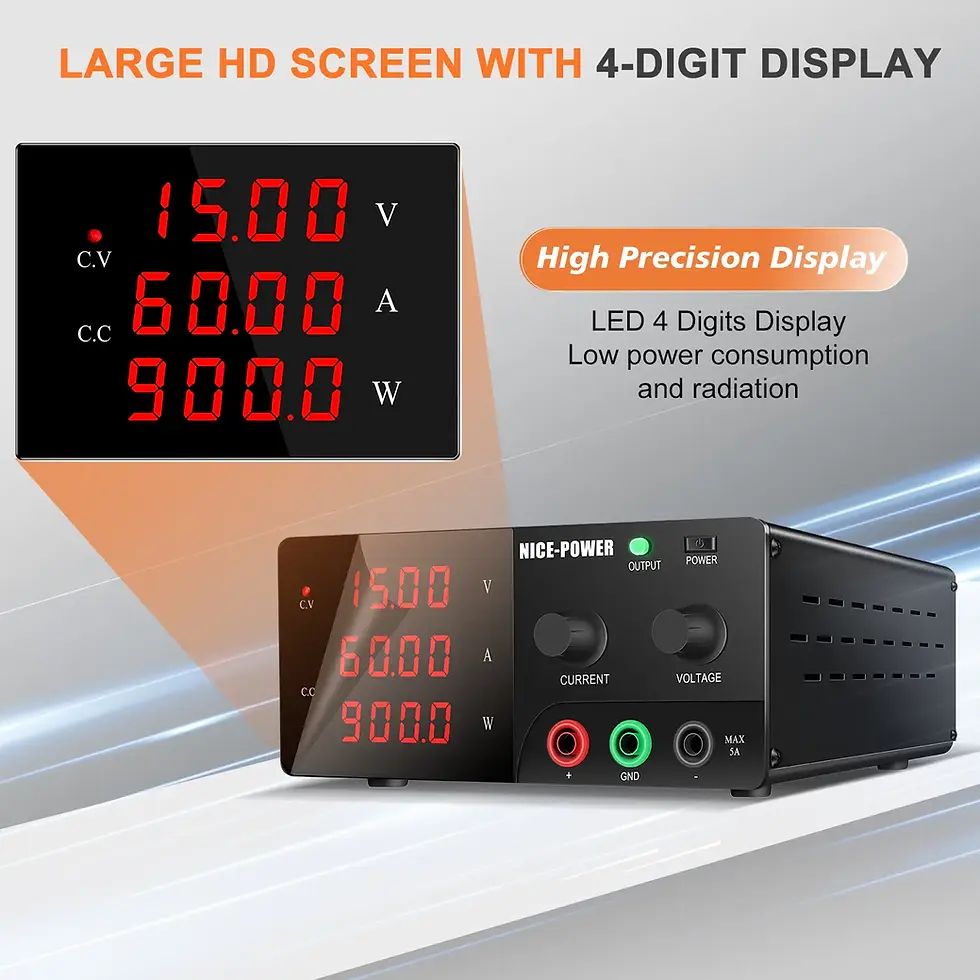 Thumbnail: High-Power Adjustable DC Switching Power Supply – Encoder Control, CV/CC