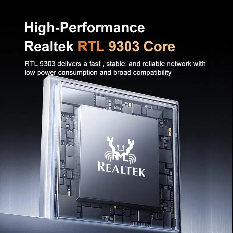 Thumbnail: 5-Port 10G Multi-Gigabit Unmanaged Ethernet Switch for High-Speed Networks