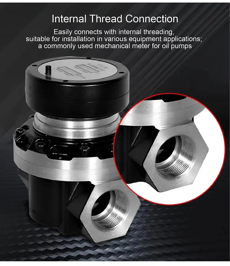 Thumbnail: Aluminum Alloy Oval Gear Flow Meter for Diesel and Fuel Oil