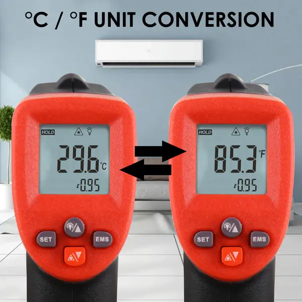 Thumbnail: Infrared Thermometer – Non-Contact Surface Temperature Gun