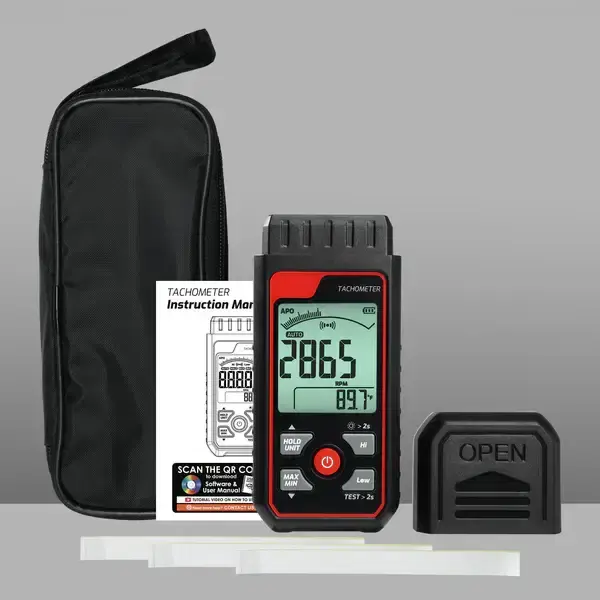 Thumbnail: Non-Contact Digital Laser Tachometer – High Precision RPM Meter