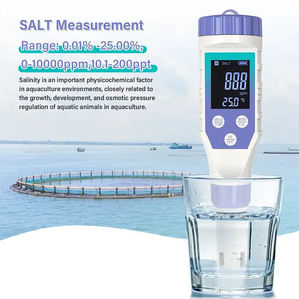 Thumbnail: 7-in-1 Water Quality Tester | pH, EC, TDS, ORP, Hydrogen, Salinity & Temperature