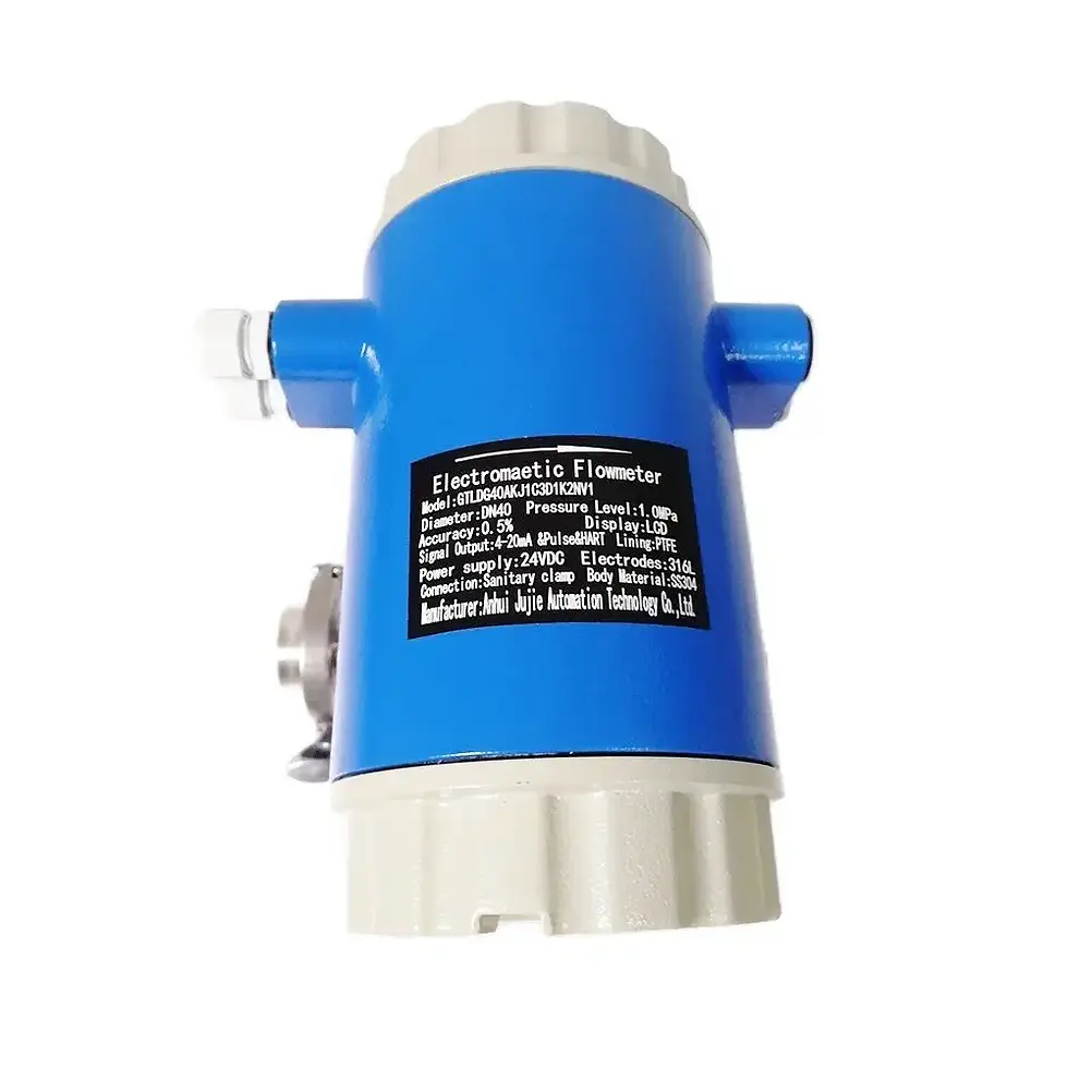 Thumbnail: Sanitary Tri-Clamp Electromagnetic Flow Meter – LCD Digital Flow Sensor
