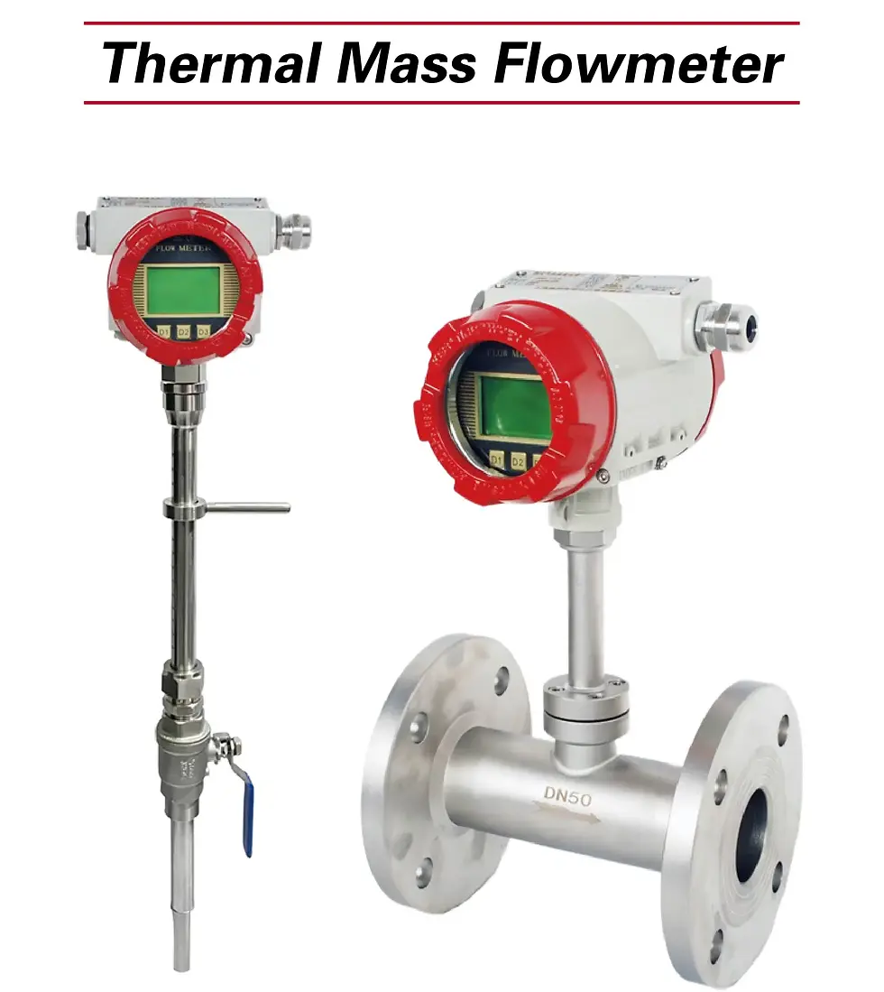 Thumbnail: Industrial Thermal Gas Flow Meter - 4-20mA & RS485 output