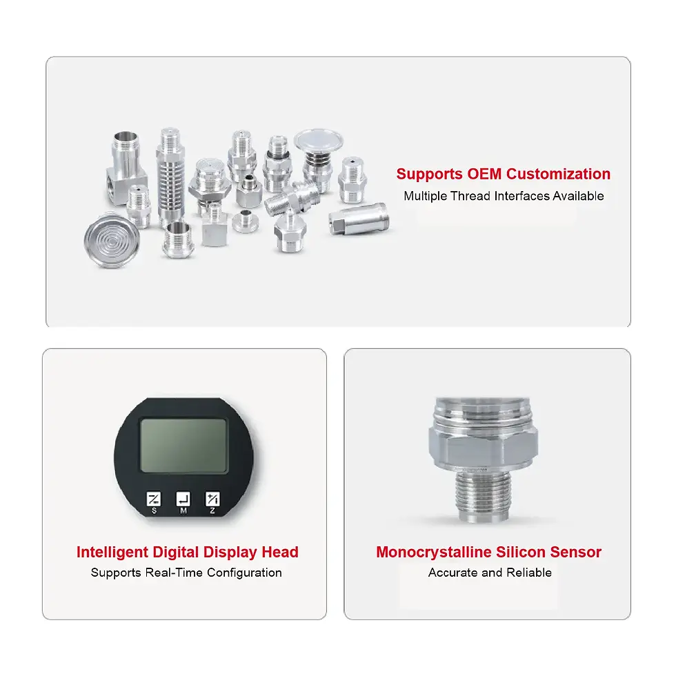 Thumbnail: High Accuracy Pressure Transmitter | Monocrystalline Silicon Sensor