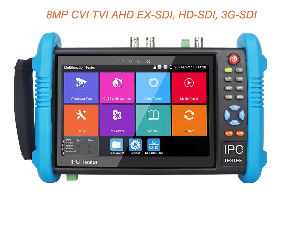 Thumbnail: CCTV & IP Camera Tester – 7" Touchscreen, 4K Support, Multi-Format