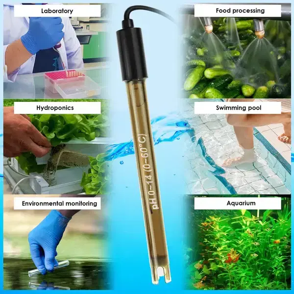 Thumbnail: Replacement pH Electrode Probe – BNC Connector with 2m Cable for Monitoring