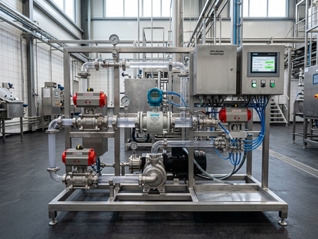 PLC Controlled Batching for Repeatable Liquid Transfer Recipes